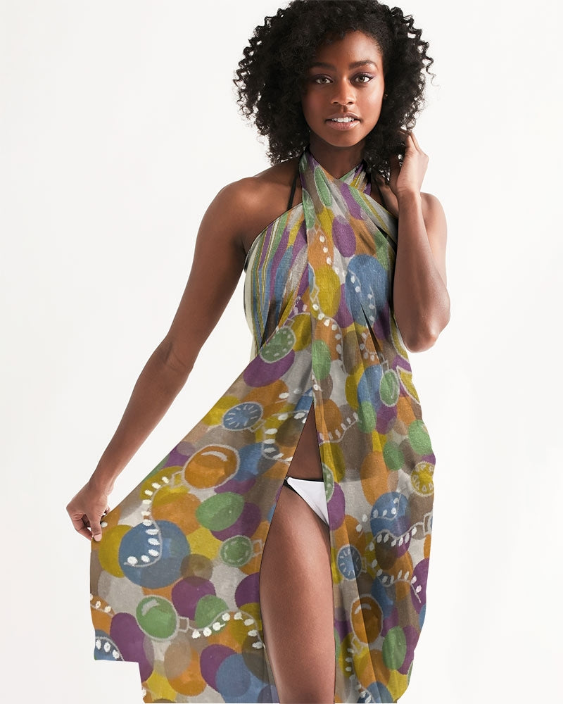 Christmas Angel Print All-Over Print Swim Cover Up