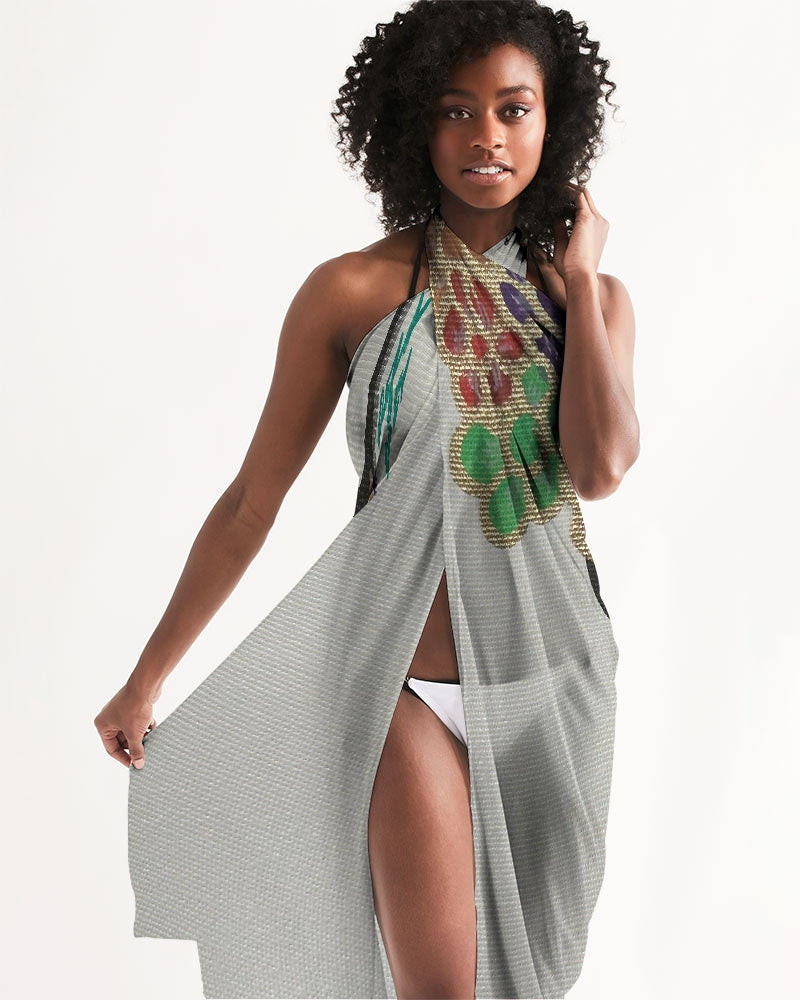 Daisy Diva Print All-Over Print Swim Cover Up