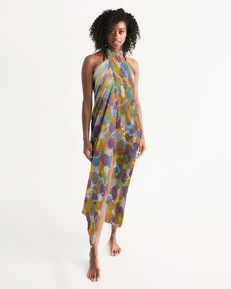 Christmas Angel Print All-Over Print Swim Cover Up