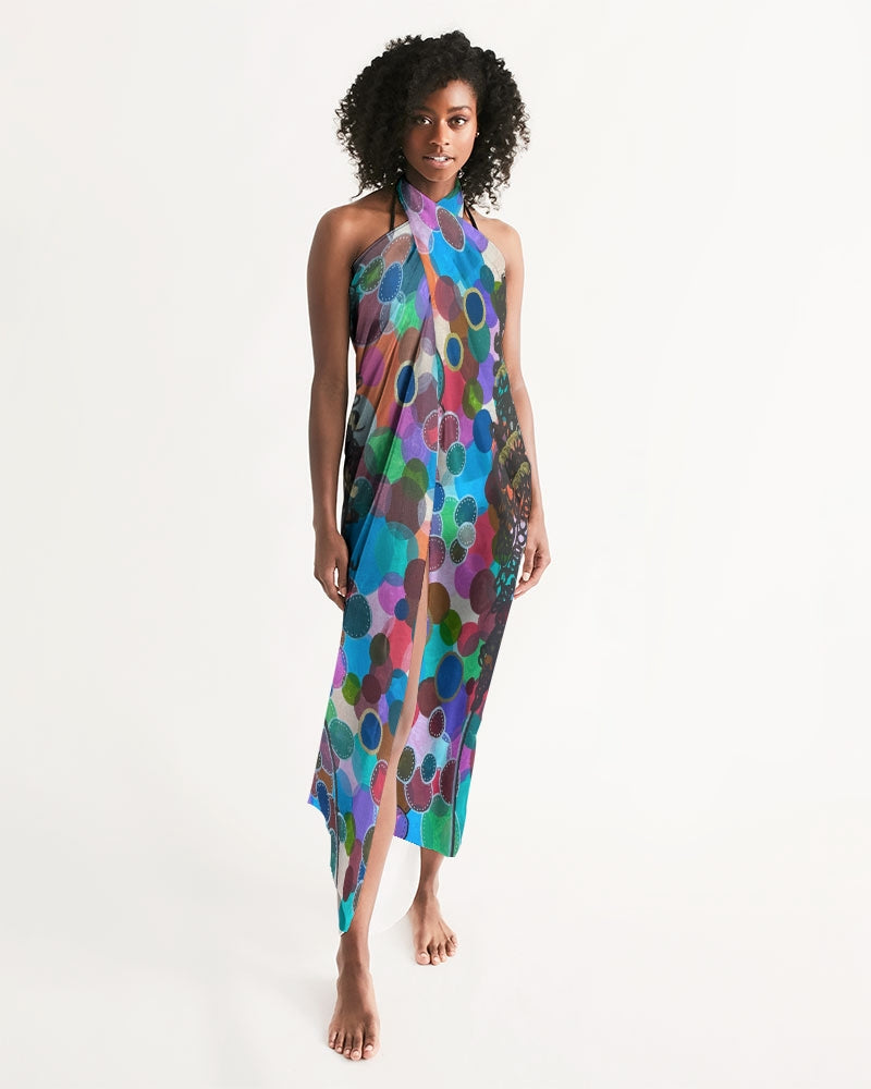 Bestie All-Over Print Swim Cover Up